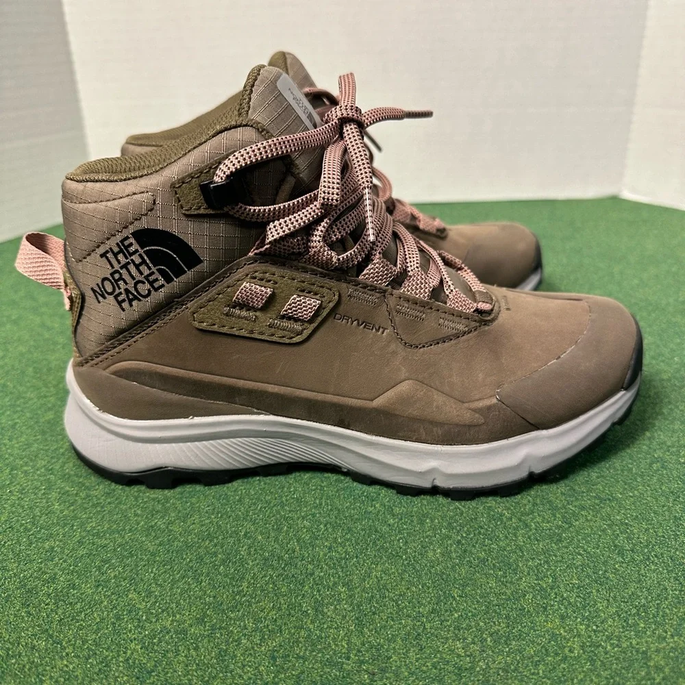 The North Face Cragstone Leather Waterproof Hiking Boots Shoes NEW • Women’s 6 - Picture 4 of 8